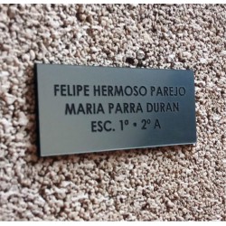 Placas buzones comunidades...