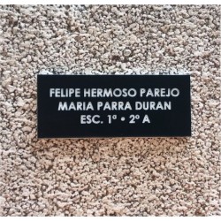 Placas buzones comunidades...